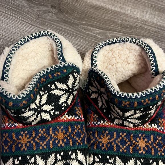 Muk Luks Women’s Size XL 11-12 Slippers Hard Bottom Faux Fur Inside - Picture 3 of 10